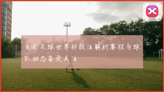 竞彩足球世界杯投注解析赛程与球队动态备受关注
