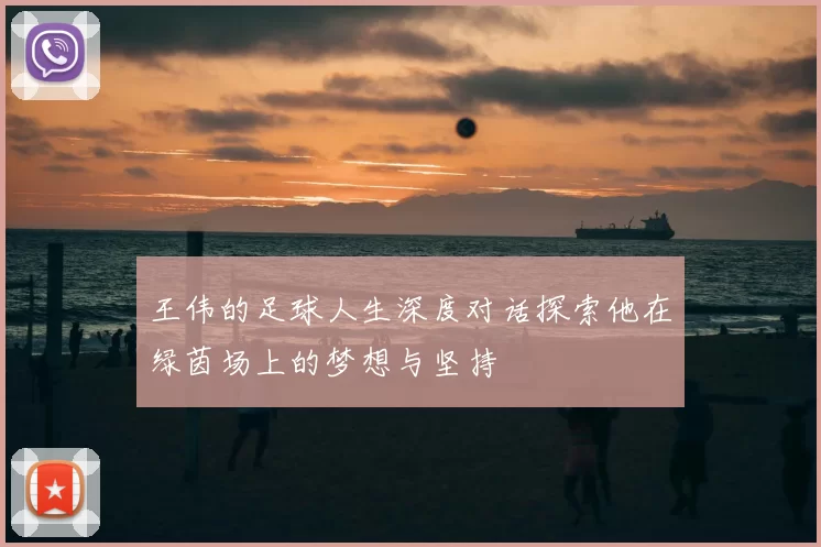 王伟的足球人生深度对话探索他在绿茵场上的梦想与坚持